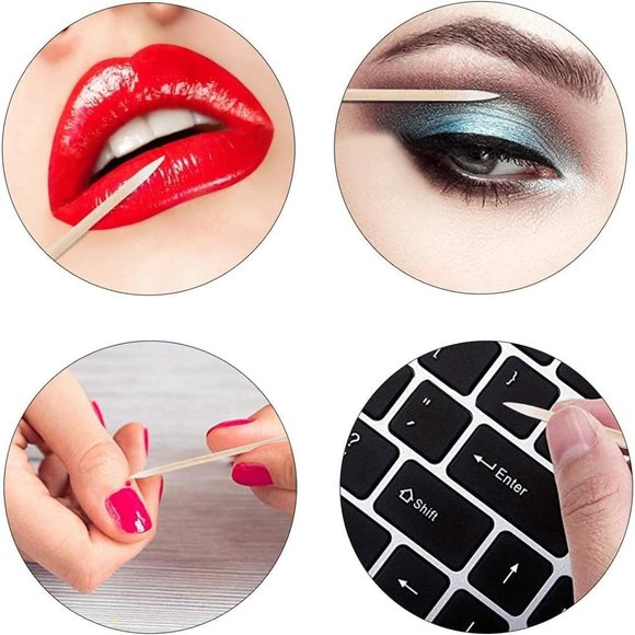 Fenshine 400 Count Microblading Cotton Swab, Cotton Swabs Pointed Tip - Picture 5 of 7